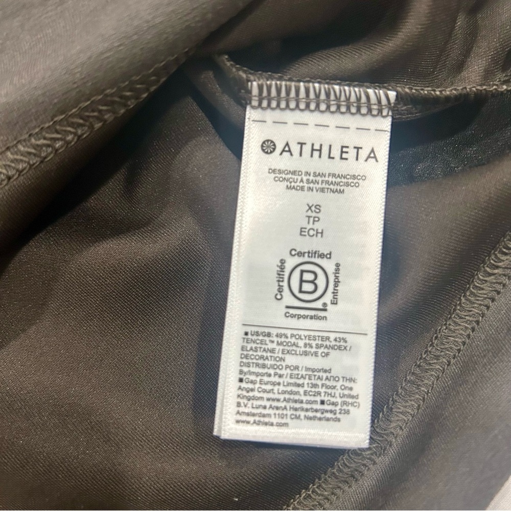 Women’s Athleta quarter zip gray sweatshirt size xs - Picture 7 of 8